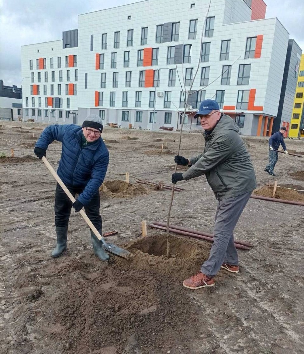 Брест. Субботник. 16 апреля 2022 года.