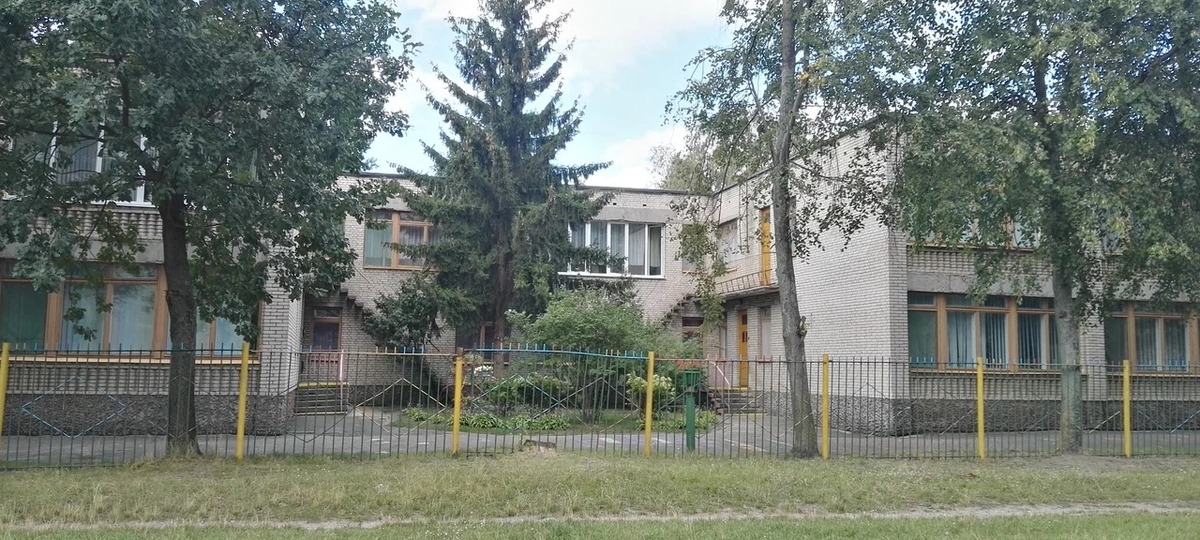 Деревья, которые спилят в детском саду №15 в Бресте. Фото из яндекс-карт