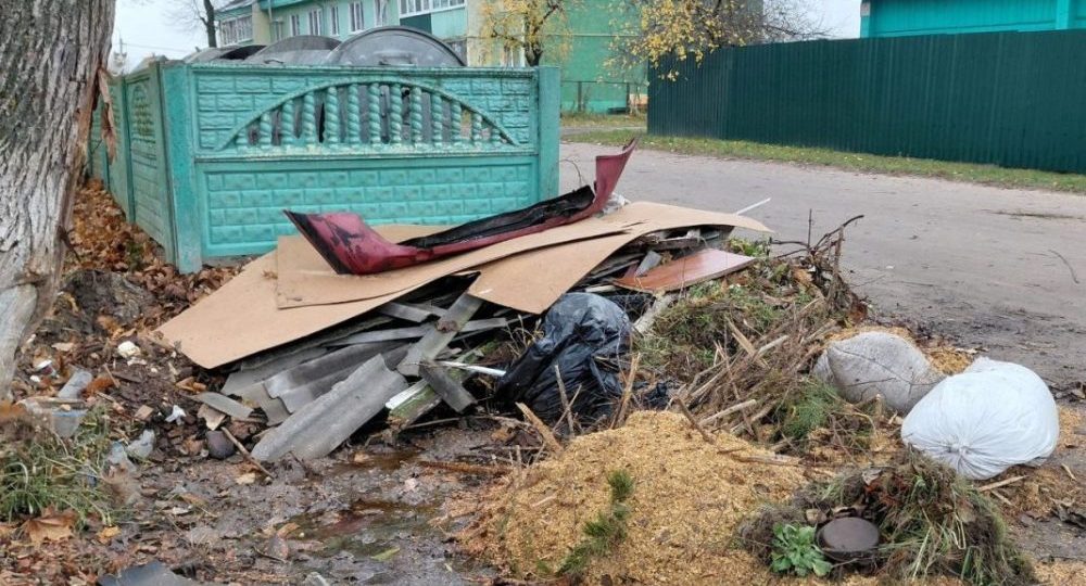 мусорная свалка 